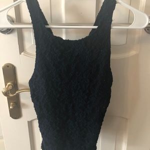 High Neck Crop Top